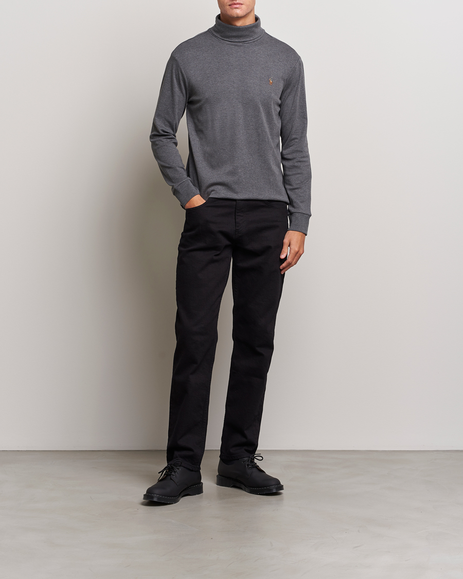 Homme | Pulls Et Tricots | Polo Ralph Lauren | Luxury Pima Cotton Rollneck Barclay Heather