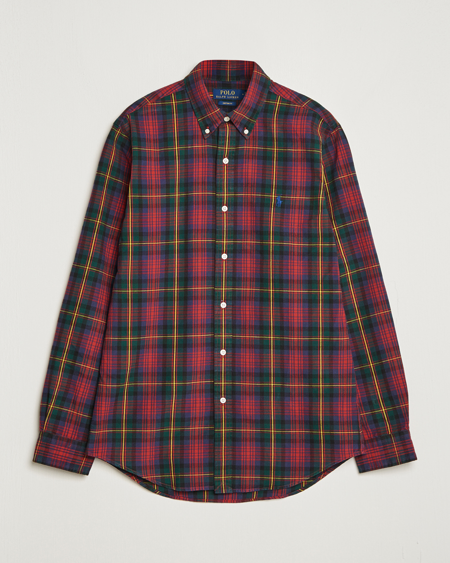 Homme | Chemises | Polo Ralph Lauren | Custom Fit Checked Shirt Red/Green