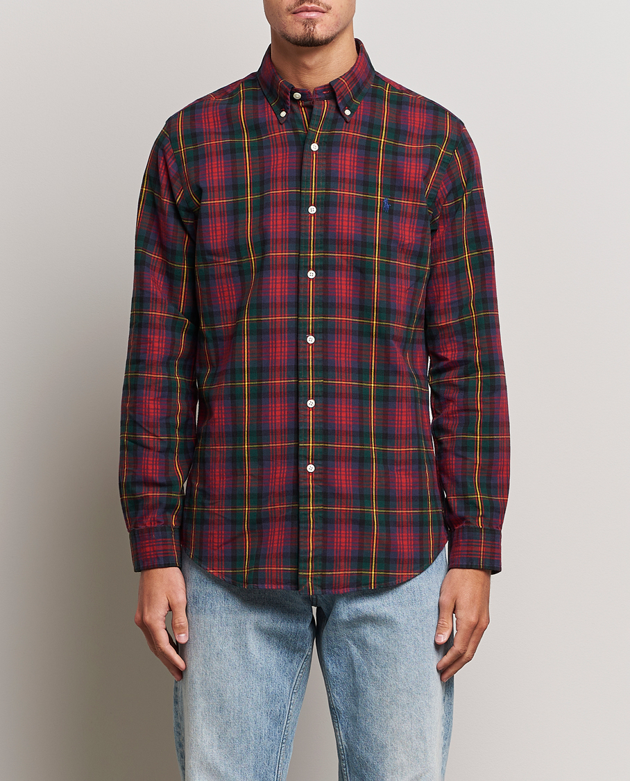 Homme | Chemises | Polo Ralph Lauren | Custom Fit Checked Shirt Red/Green