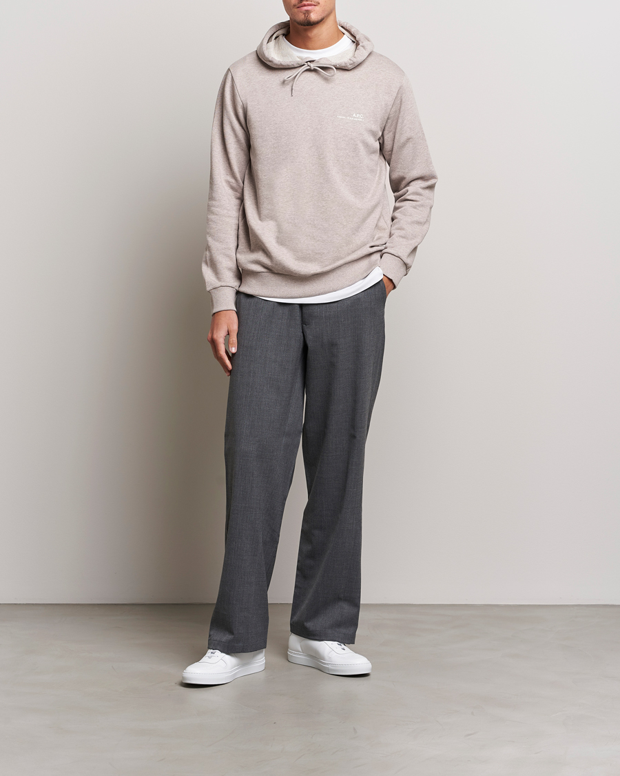 Homme | Pulls Et Tricots | A.P.C. | Item Hoodie Beige Chine