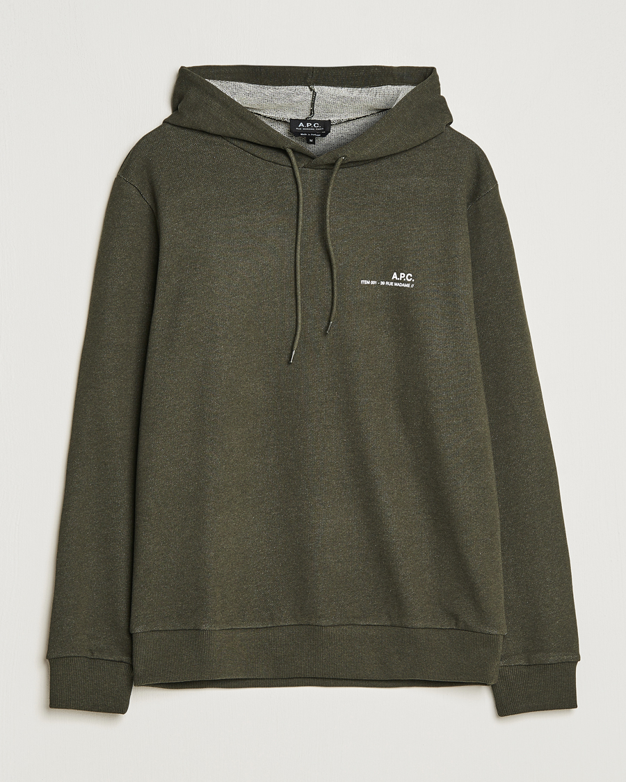 Homme | Pulls Et Tricots | A.P.C. | Item Hoodie Kaki Chine