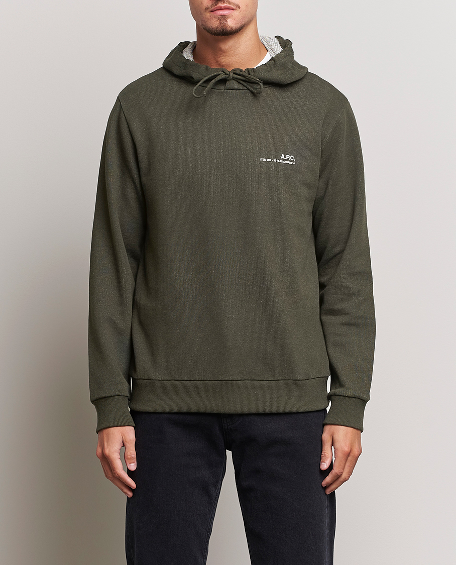 Homme | Pulls Et Tricots | A.P.C. | Item Hoodie Kaki Chine