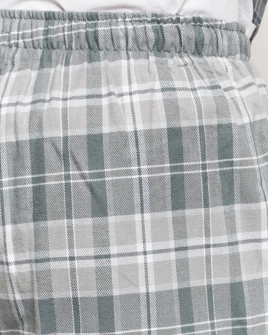 Homme | Peignoirs Et Pyjamas | Polo Ralph Lauren | Flannel Checked Pyjama Set Grey