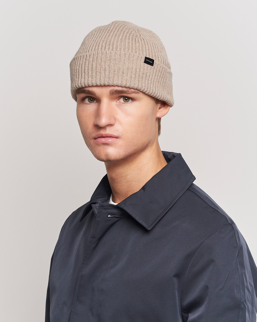 Homme | Paul Smith Cashmere Beanie Beige | Paul Smith | Cashmere Beanie Beige