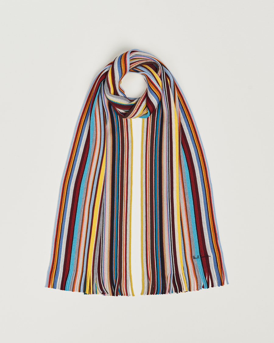 Heren | Paul Smith Merino Wool Signature Scarf Multi | Paul Smith | Merino Wool Signature Scarf Multi