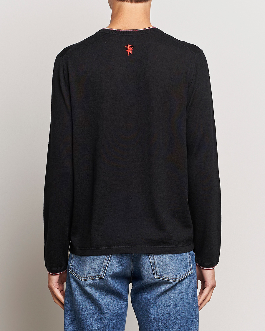 Heren | Truien | Paul Smith | Merino Wool Knitted Crew Neck Sweater Black