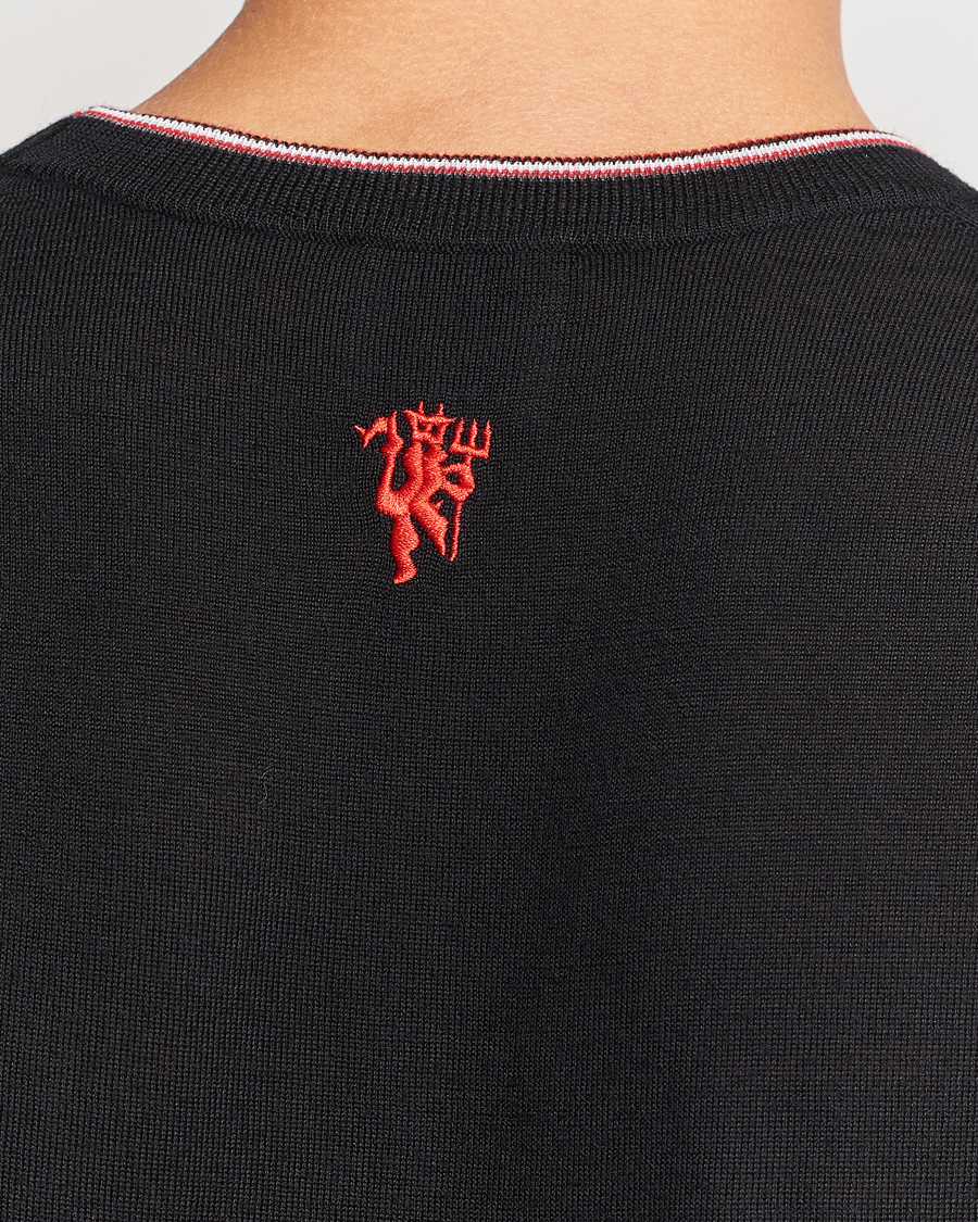 Heren | Truien | Paul Smith | Merino Wool Knitted Crew Neck Sweater Black