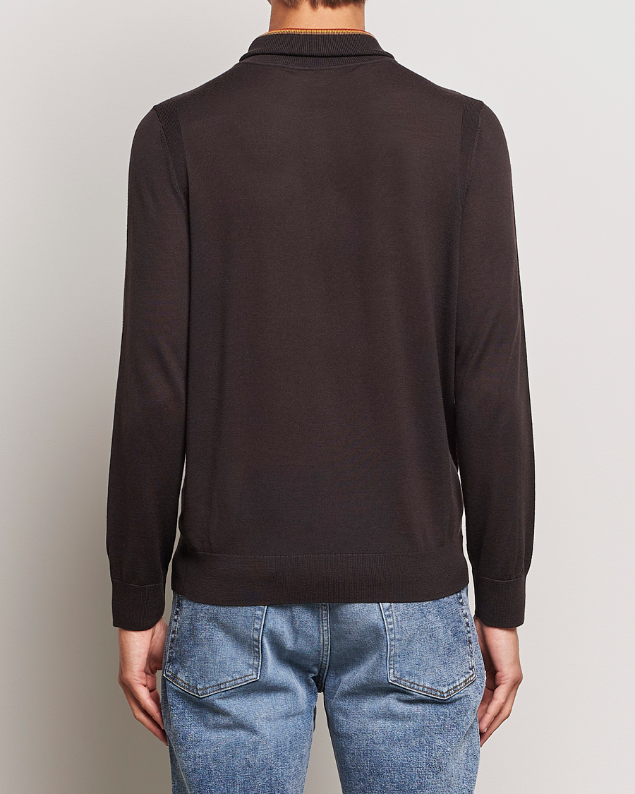 Homme | Pulls Et Tricots | Paul Smith | Merino Wool Knitted Polo Brown