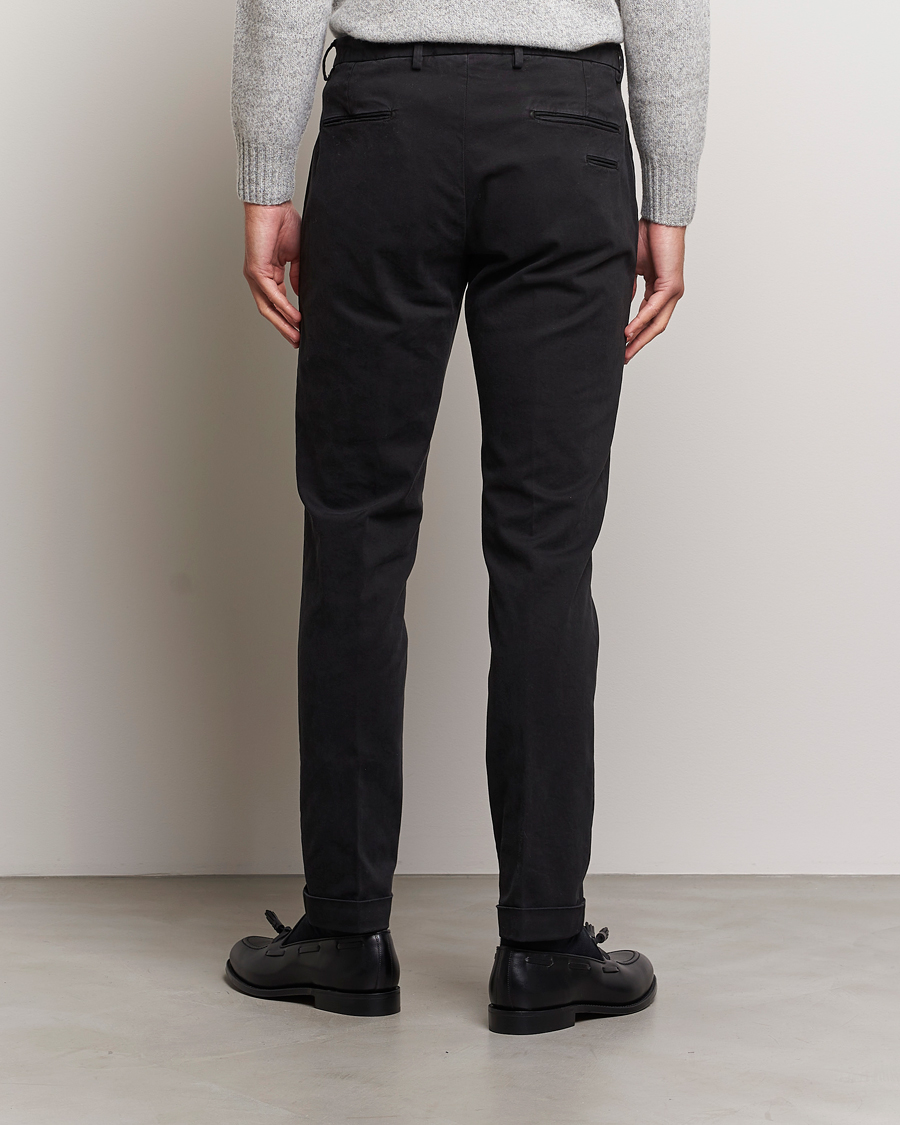Homme | Pantalons | Briglia 1949 | Slim Fit Cotton Stretch Chino Black