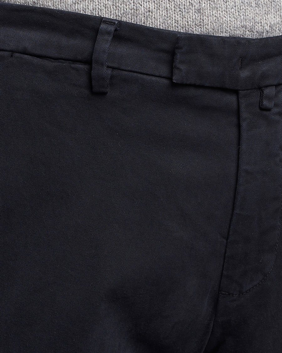 Homme | Pantalons | Briglia 1949 | Slim Fit Cotton Stretch Chino Navy