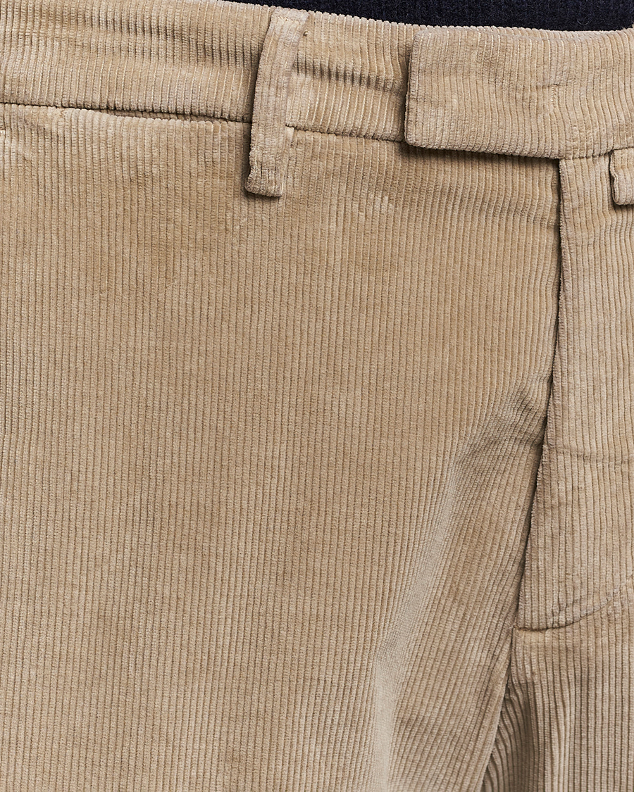 Heren | Broeken | Briglia 1949 | Slim Fit Corduroy Trousers Beige