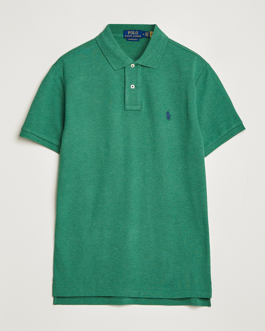 Heren | Polo's | Polo Ralph Lauren | Custom Slim Fit Polo Green Heather