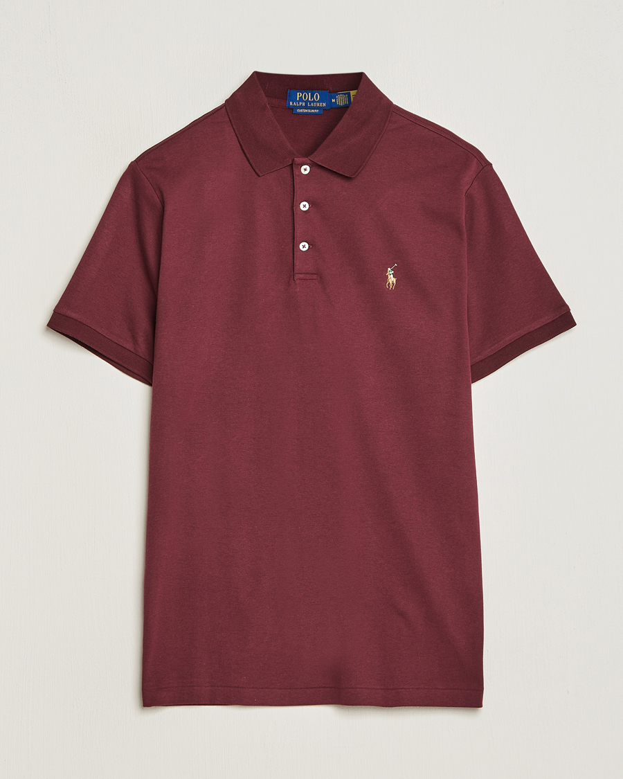 Heren | Polo's | Polo Ralph Lauren | Luxury Pima Cotton Polo Harvard Wine