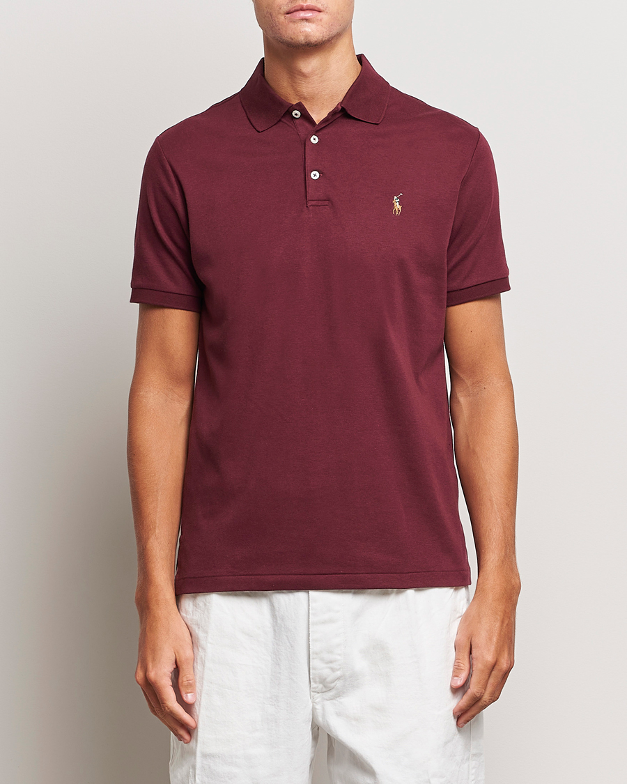 Heren | Polo's | Polo Ralph Lauren | Luxury Pima Cotton Polo Harvard Wine