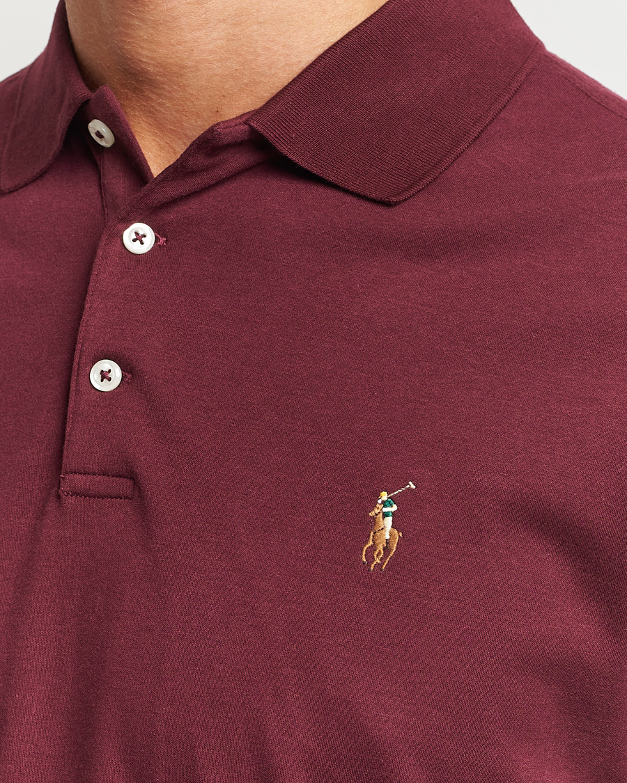 Heren | Polo's | Polo Ralph Lauren | Luxury Pima Cotton Polo Harvard Wine