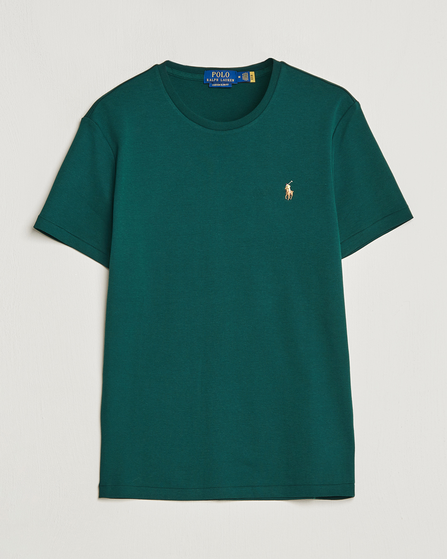 Heren | T-shirts | Polo Ralph Lauren | Luxury Pima Cotton Crew Neck T-Shirt Hunt Club Green