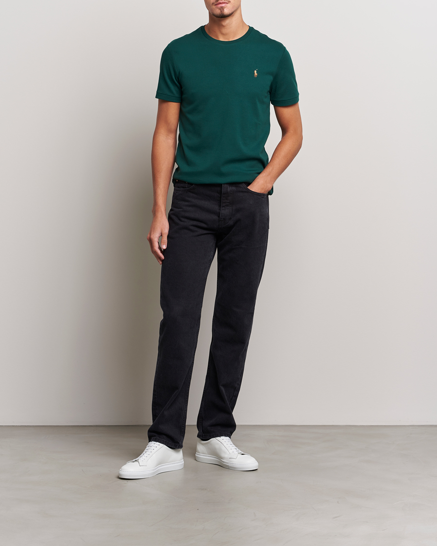Heren | T-shirts | Polo Ralph Lauren | Luxury Pima Cotton Crew Neck T-Shirt Hunt Club Green