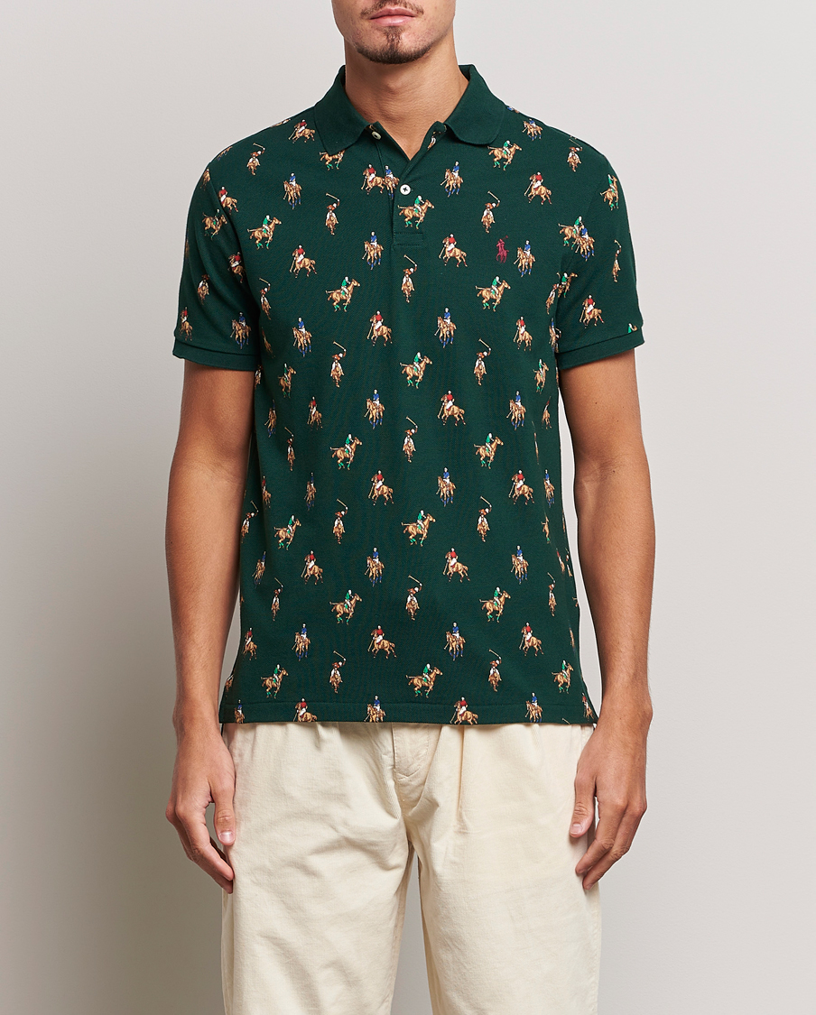 Homme | Polos | Polo Ralph Lauren | Custom Slim Fit Game Day Polo Hunt Club Green