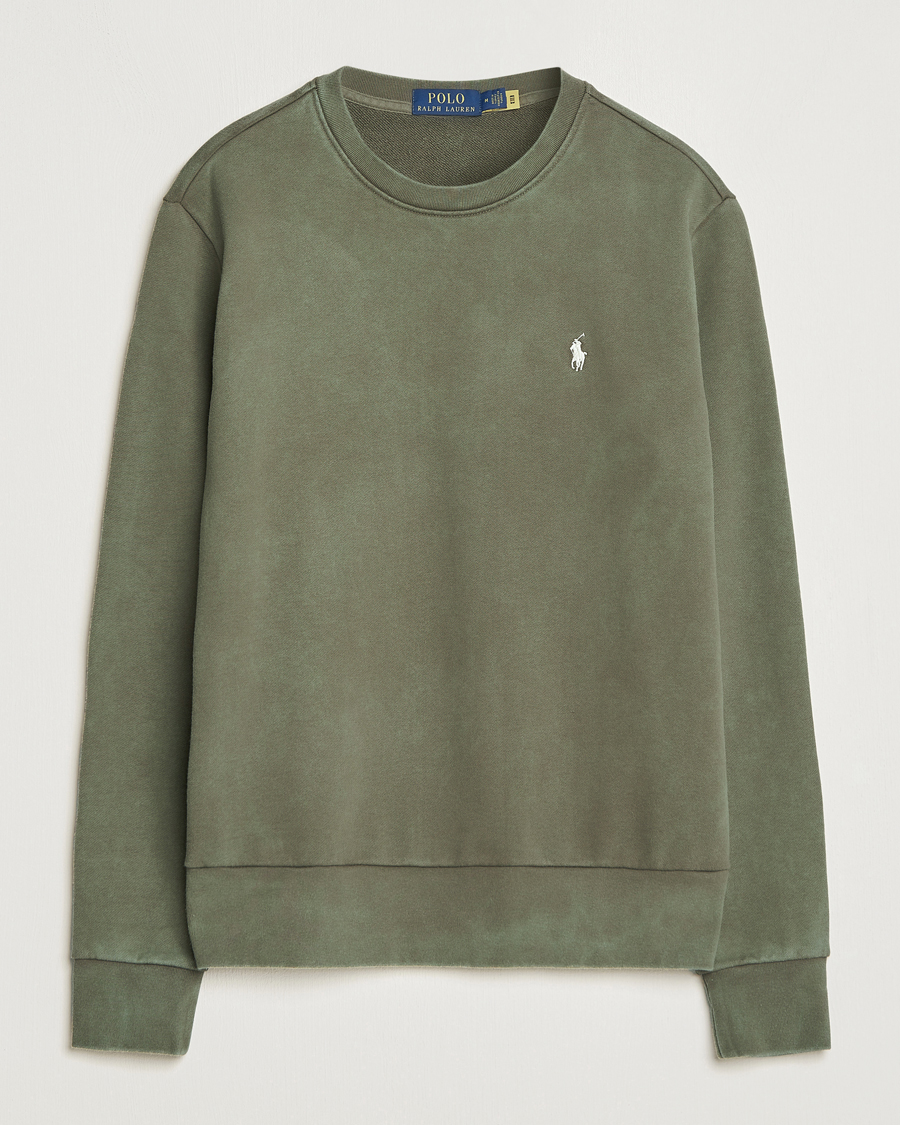 Homme | Pulls Et Tricots | Polo Ralph Lauren | Loopback Terry Crew Neck Sweatshirt Defender Green