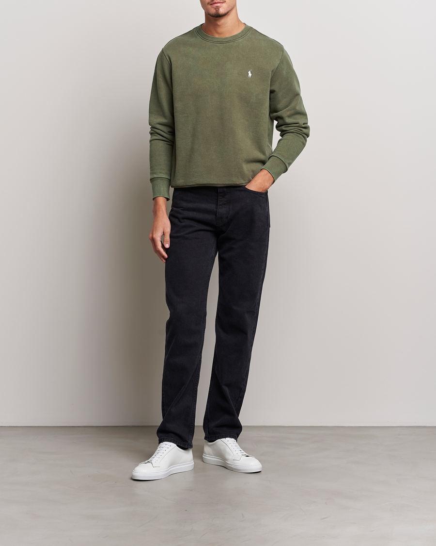 Homme | Pulls Et Tricots | Polo Ralph Lauren | Loopback Terry Crew Neck Sweatshirt Defender Green