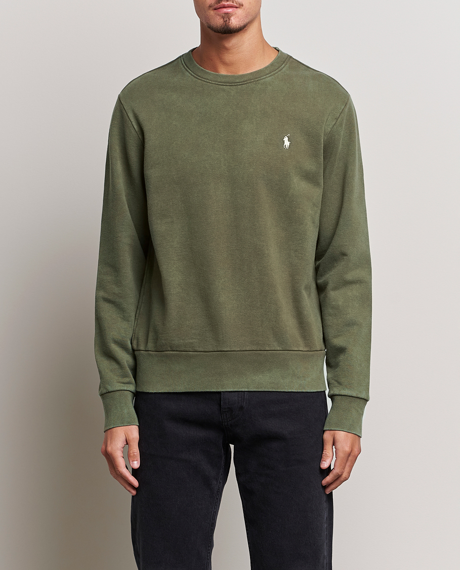 Homme | Pulls Et Tricots | Polo Ralph Lauren | Loopback Terry Crew Neck Sweatshirt Defender Green