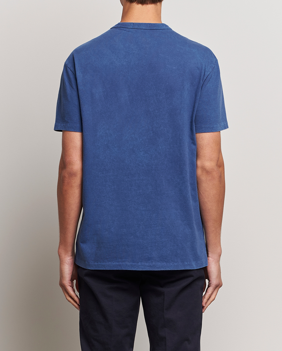 Heren | T-shirts | Polo Ralph Lauren | Loopback Crew Neck T-Shirt Light Navy