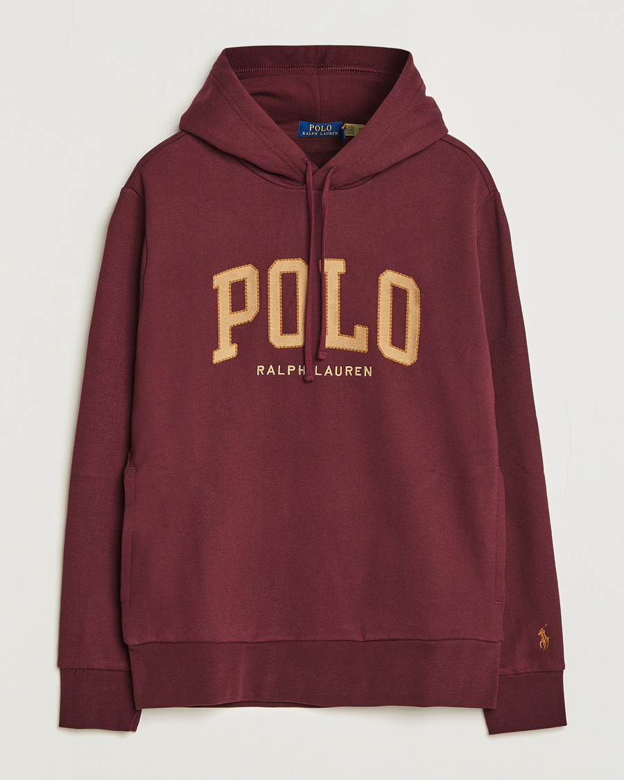 Homme | Pulls Et Tricots | Polo Ralph Lauren | RL Fleece Logo Hoodie Harvard Wine