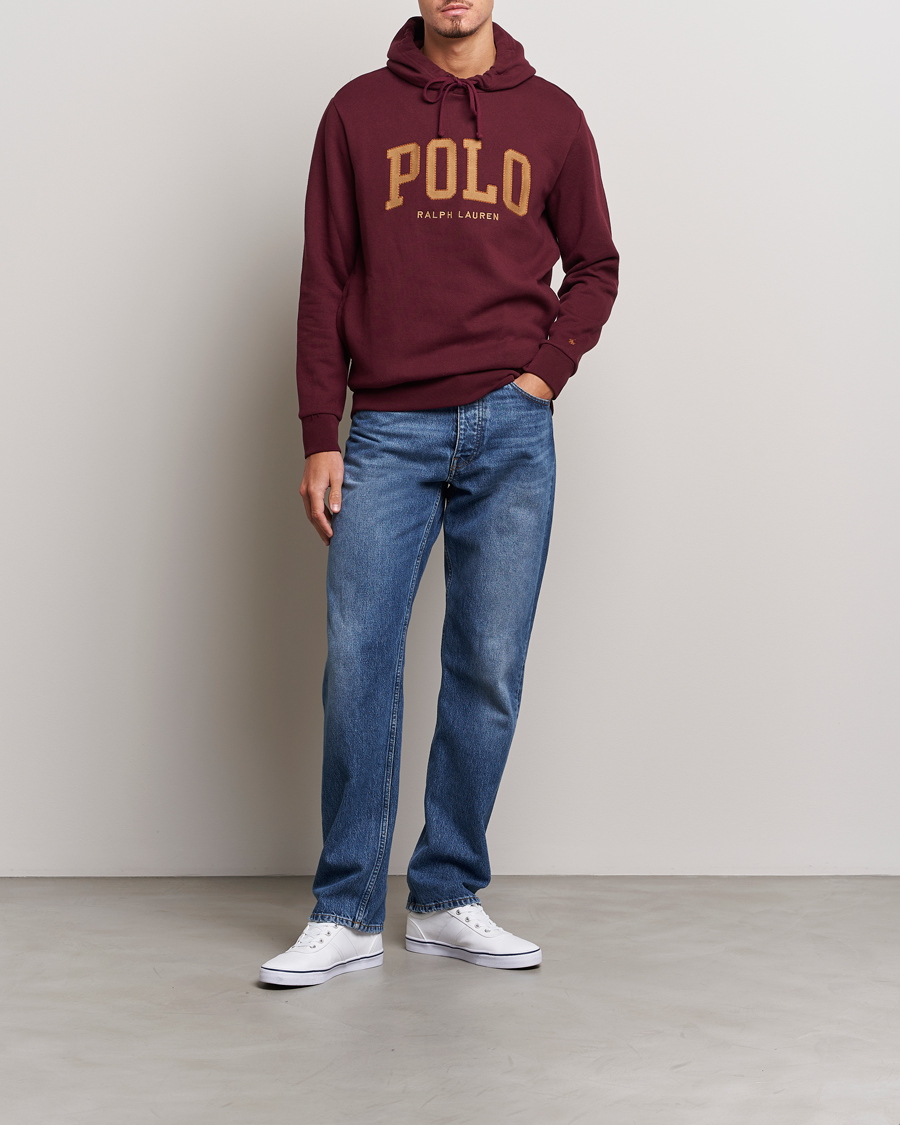 Homme | Pulls Et Tricots | Polo Ralph Lauren | RL Fleece Logo Hoodie Harvard Wine