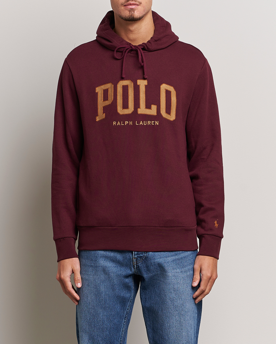 Homme | Pulls Et Tricots | Polo Ralph Lauren | RL Fleece Logo Hoodie Harvard Wine