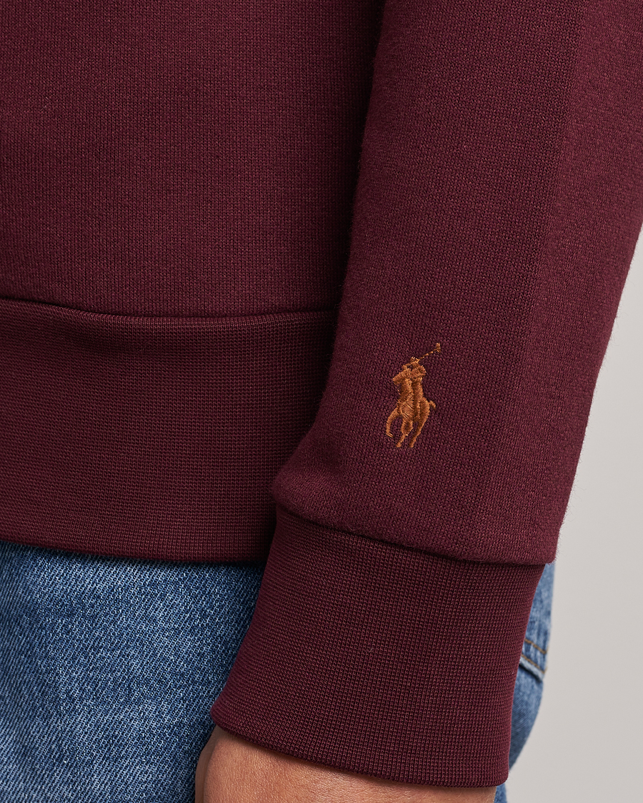 Homme | Pulls Et Tricots | Polo Ralph Lauren | RL Fleece Logo Hoodie Harvard Wine