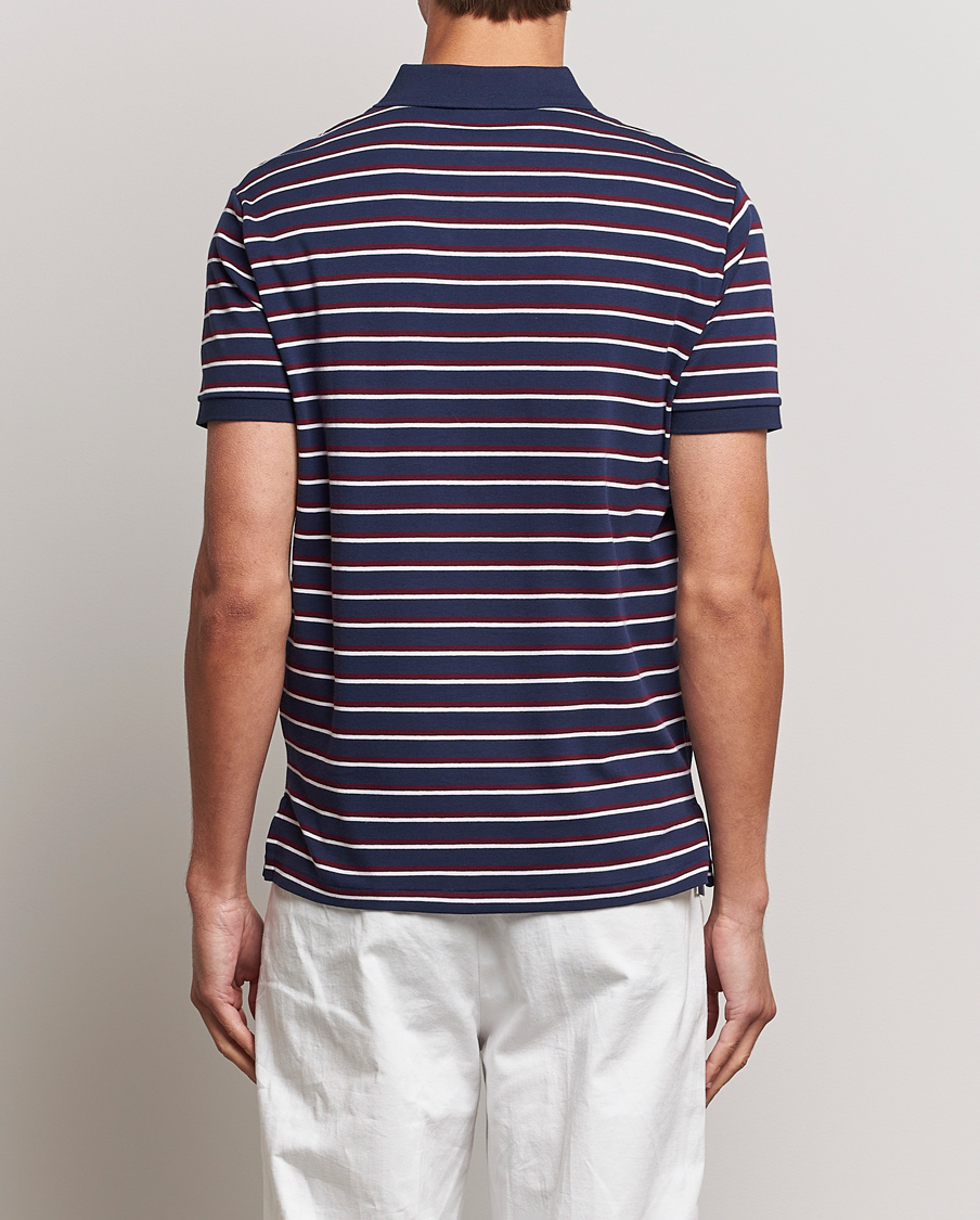 Heren | Polo's | Polo Ralph Lauren | Luxury Pima Cotton Striped Polo French Navy/White