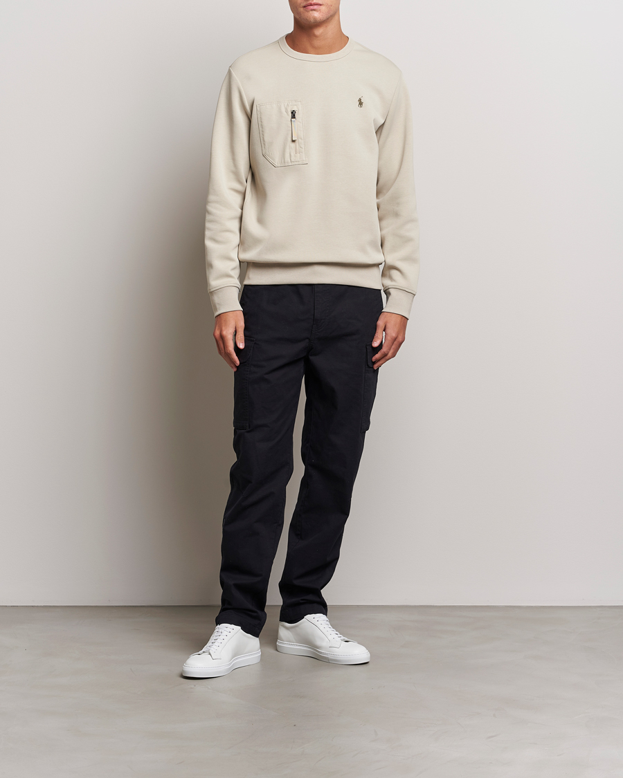 Heren | Truien | Polo Ralph Lauren | Double Knit Pocket Sweatshirt Classic Stone