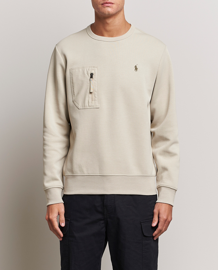 Heren | Truien | Polo Ralph Lauren | Double Knit Pocket Sweatshirt Classic Stone