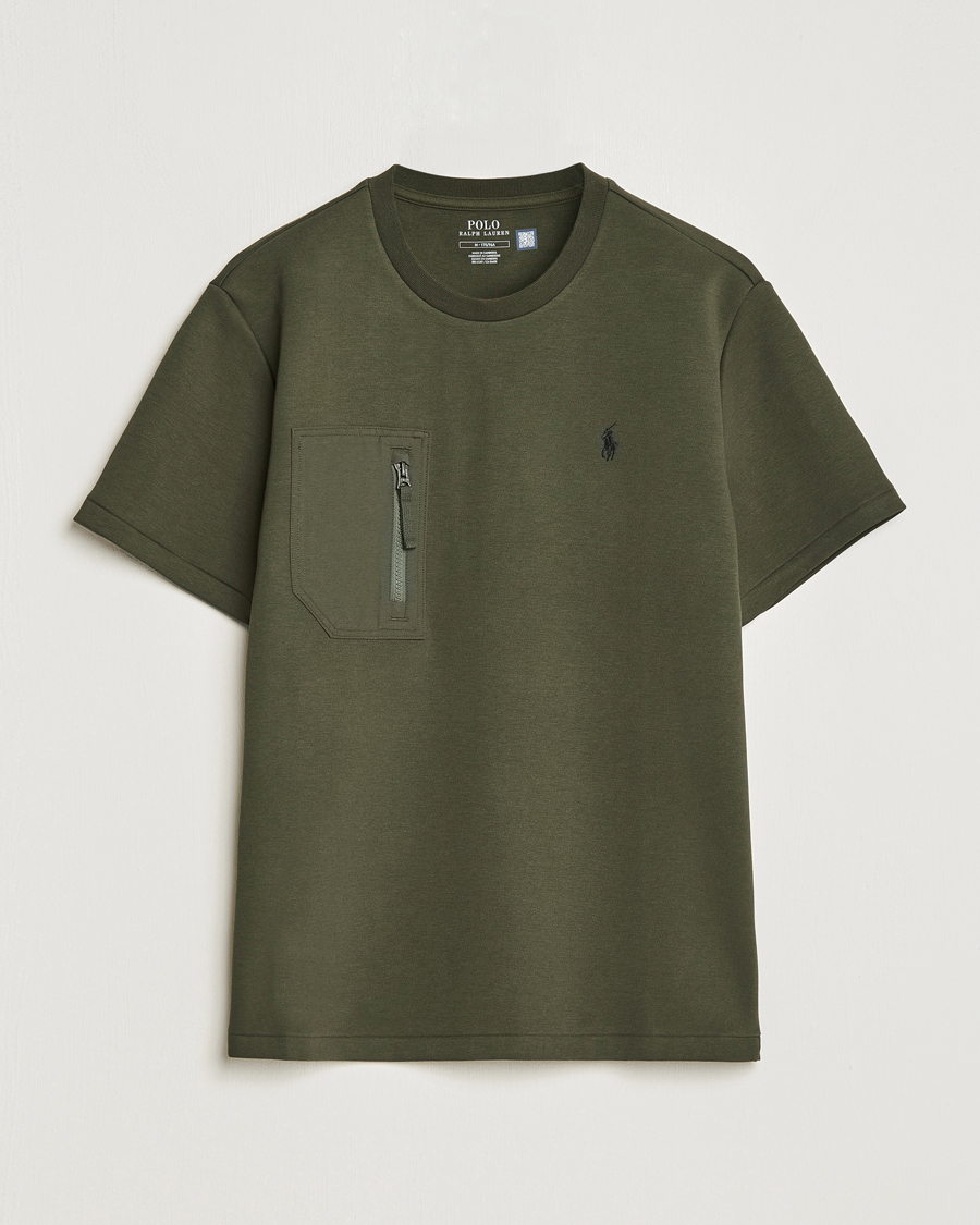 Heren | T-shirts | Polo Ralph Lauren | Double Knit Pocket T-Shirt Company Olive