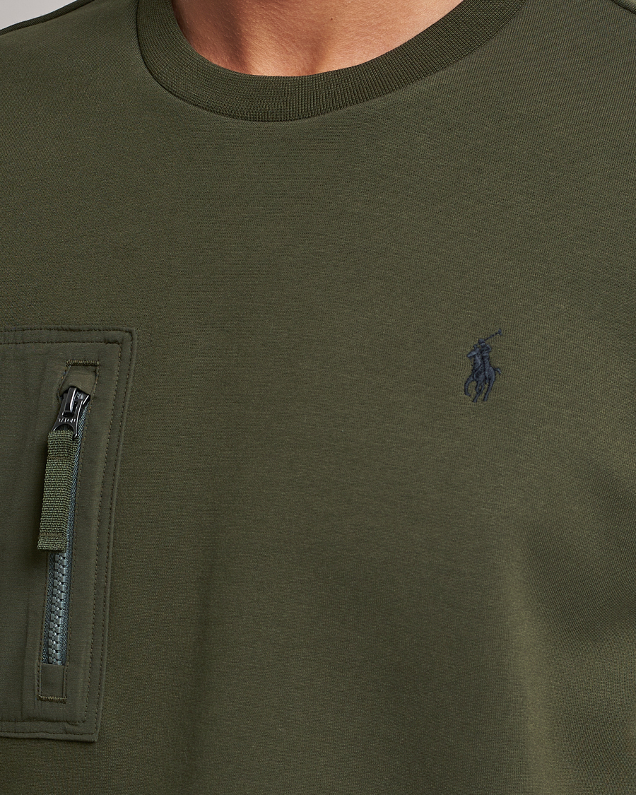 Heren | T-shirts | Polo Ralph Lauren | Double Knit Pocket T-Shirt Company Olive