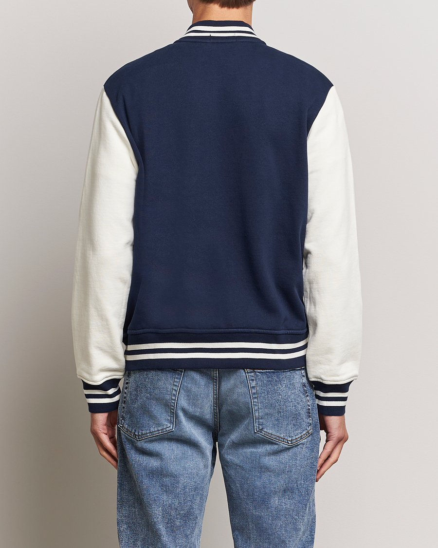 Homme | Manteaux Et Vestes | Polo Ralph Lauren | Athletic Fleece Varsity Jacket Navy/Cream