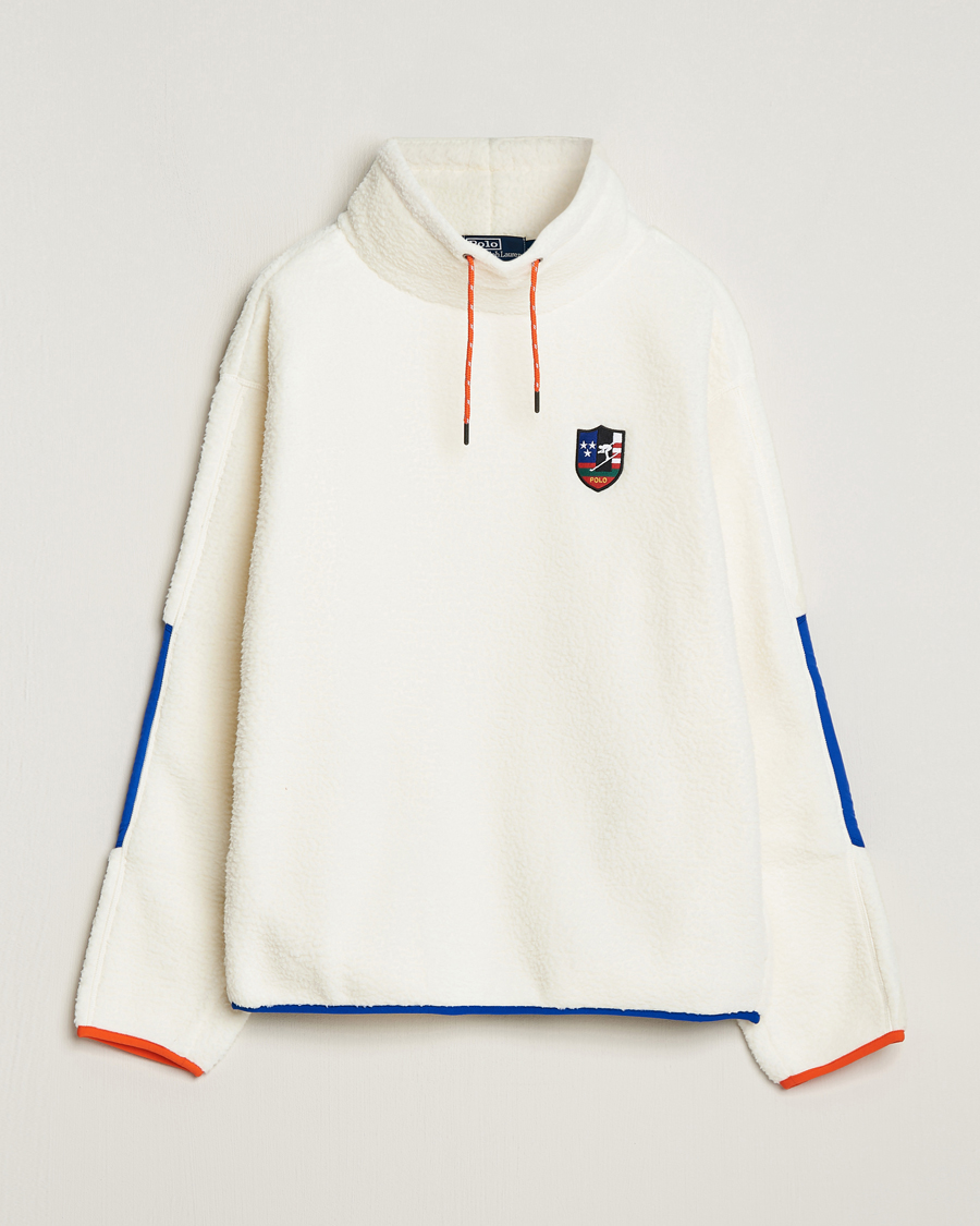 Heren | Truien | Polo Ralph Lauren | Vintage Fleece Sweater Clubhouse Cream Multi