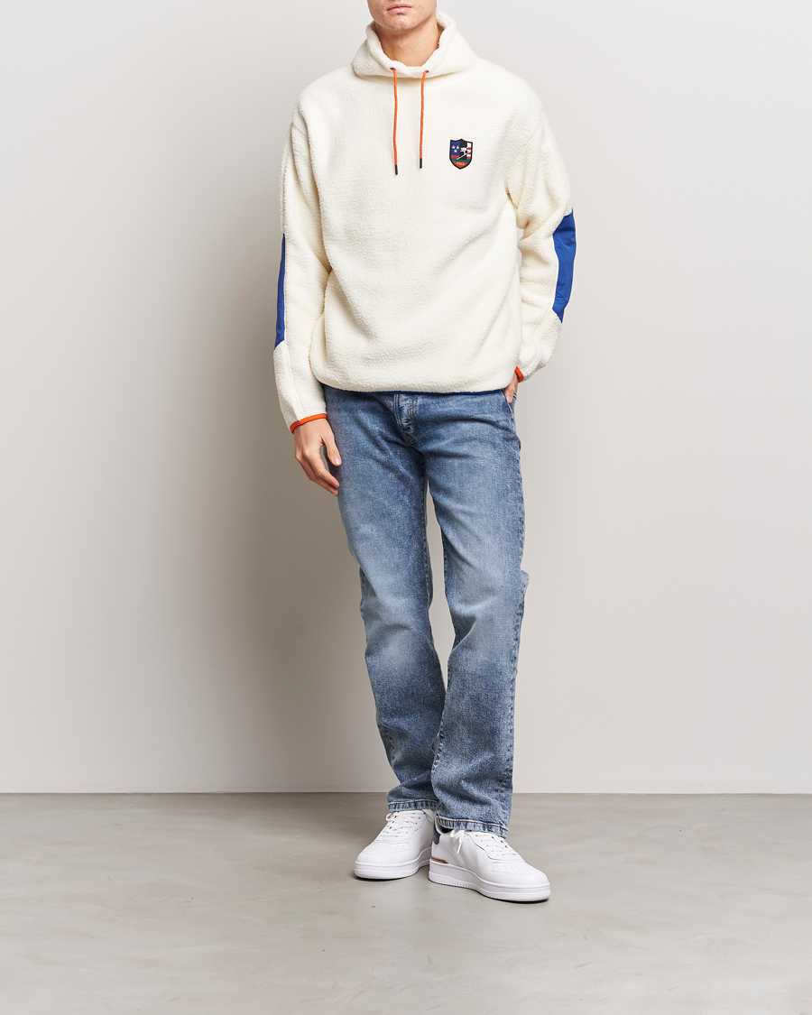 Heren | Truien | Polo Ralph Lauren | Vintage Fleece Sweater Clubhouse Cream Multi