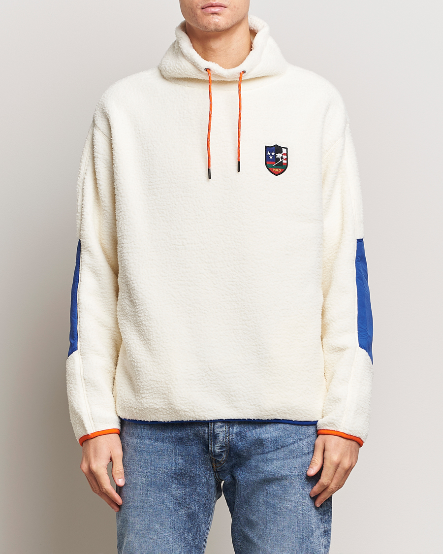 Heren | Truien | Polo Ralph Lauren | Vintage Fleece Sweater Clubhouse Cream Multi