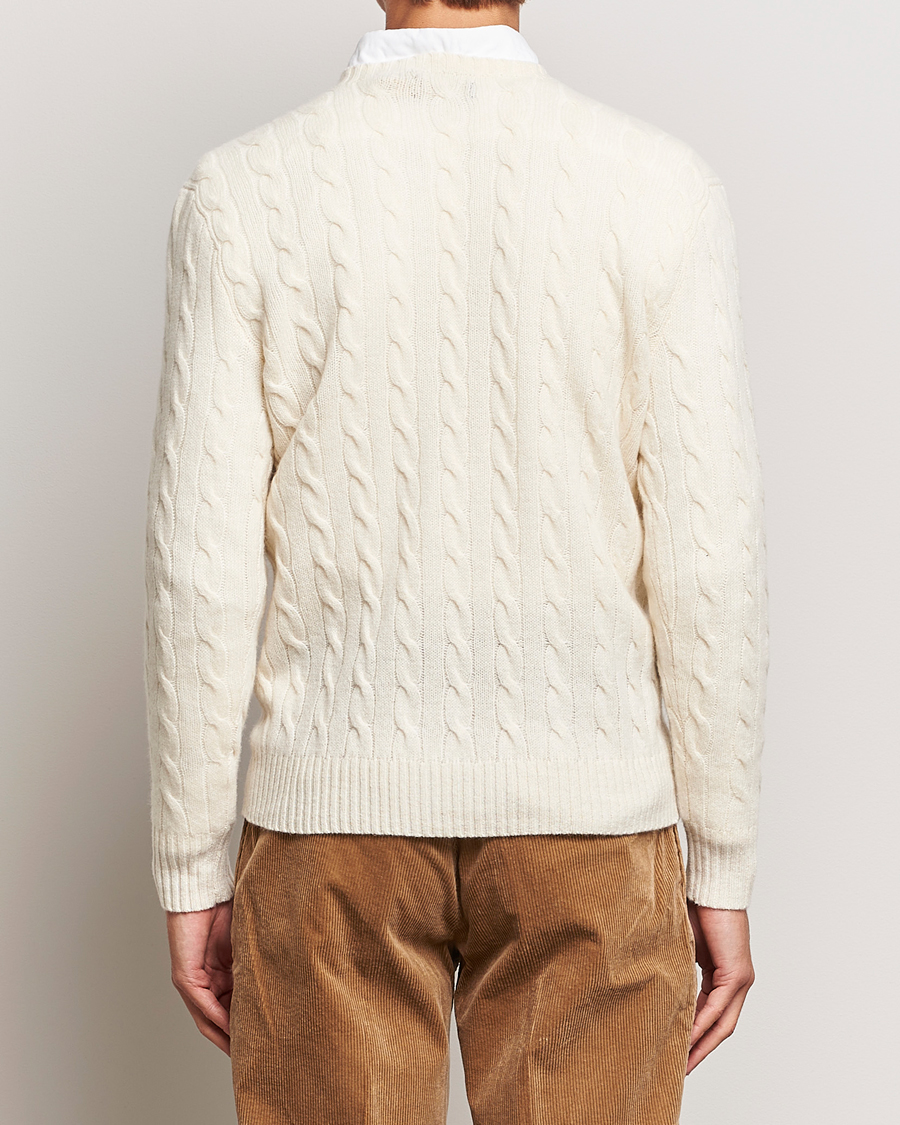 Homme | Pulls Et Tricots | Polo Ralph Lauren | Wool/Cashmere Cable Crew Neck Andover Cream