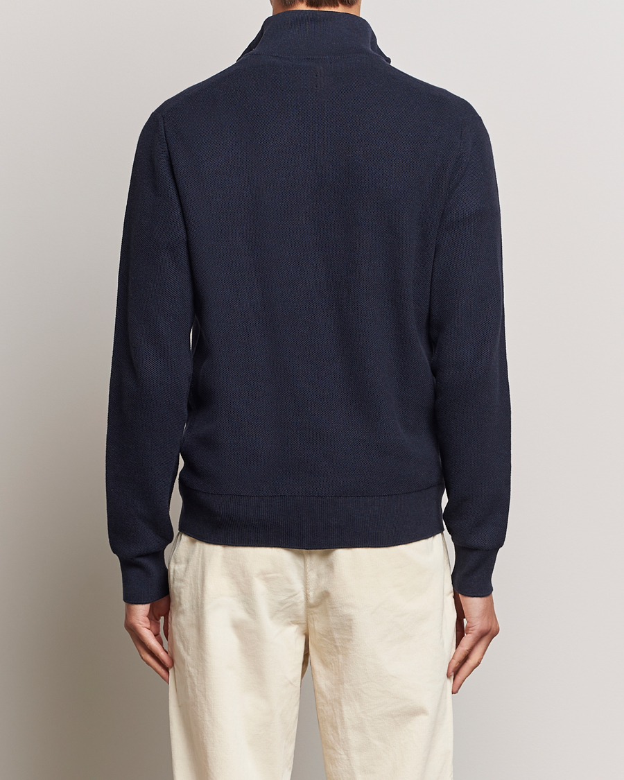 Homme | Pulls Et Tricots | Polo Ralph Lauren | Textured Half Zip Navy Heather