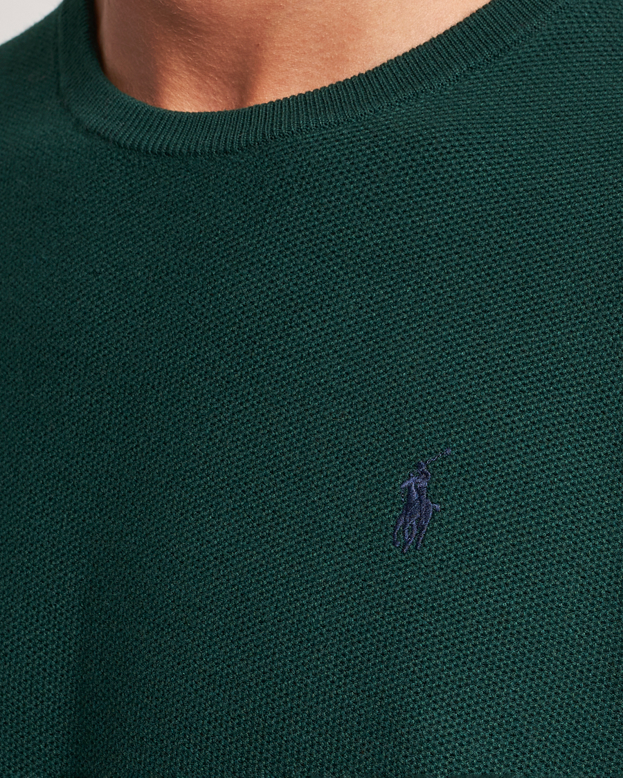 Heren | Truien | Polo Ralph Lauren | Textured Crew Neck Sweater Hunt Club Green