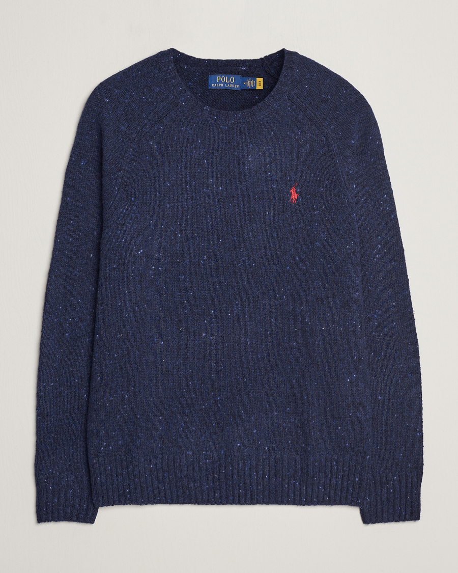 Heren | Truien | Polo Ralph Lauren | Wool Knitted Donegal Sweater Ancient Navy