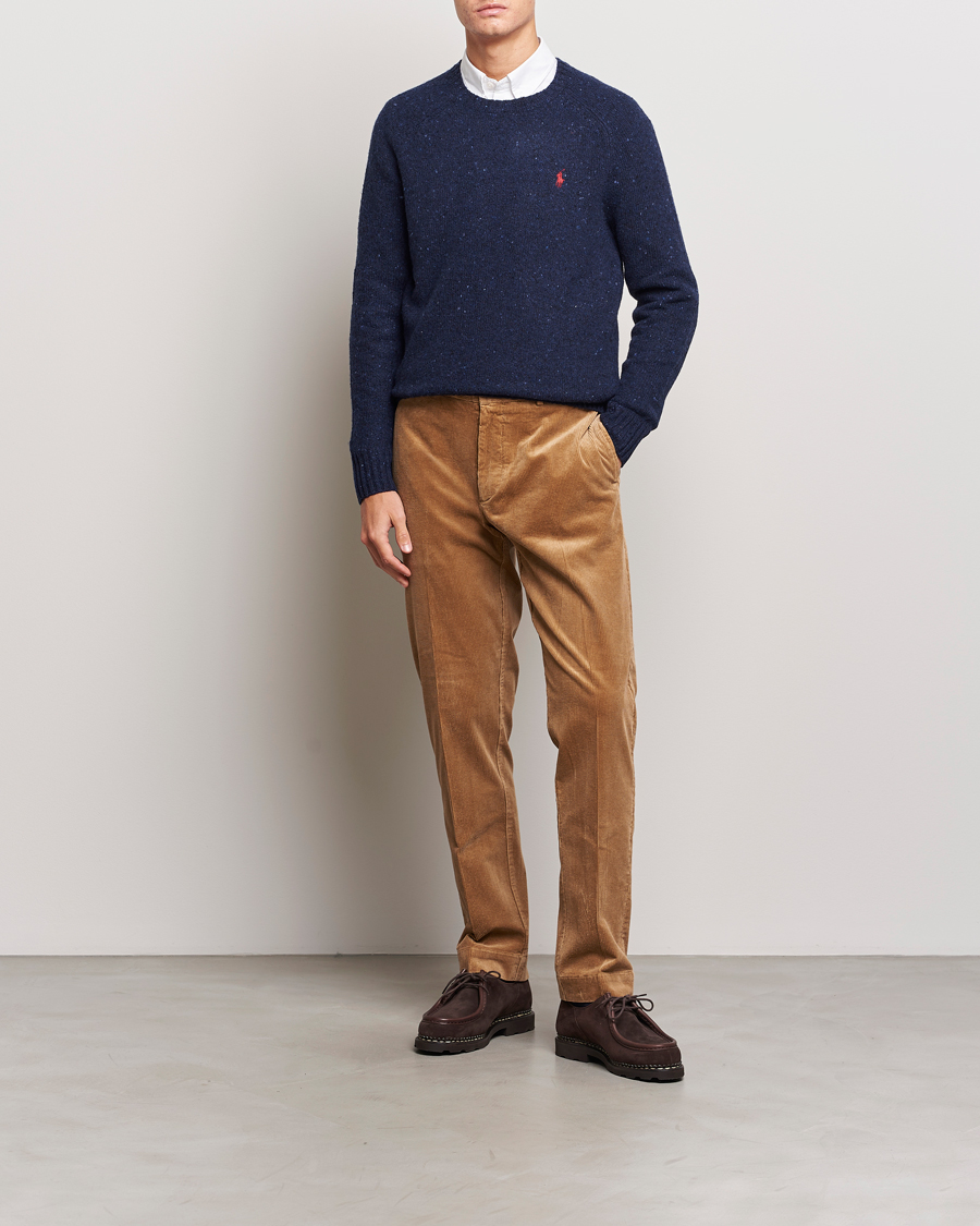 Heren | Truien | Polo Ralph Lauren | Wool Knitted Donegal Sweater Ancient Navy