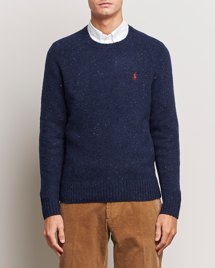 Heren | Truien | Polo Ralph Lauren | Wool Knitted Donegal Sweater Ancient Navy