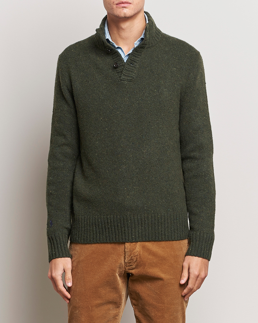 Homme | Pulls Et Tricots | Polo Ralph Lauren | Wool Knitted Donegal Moss Green