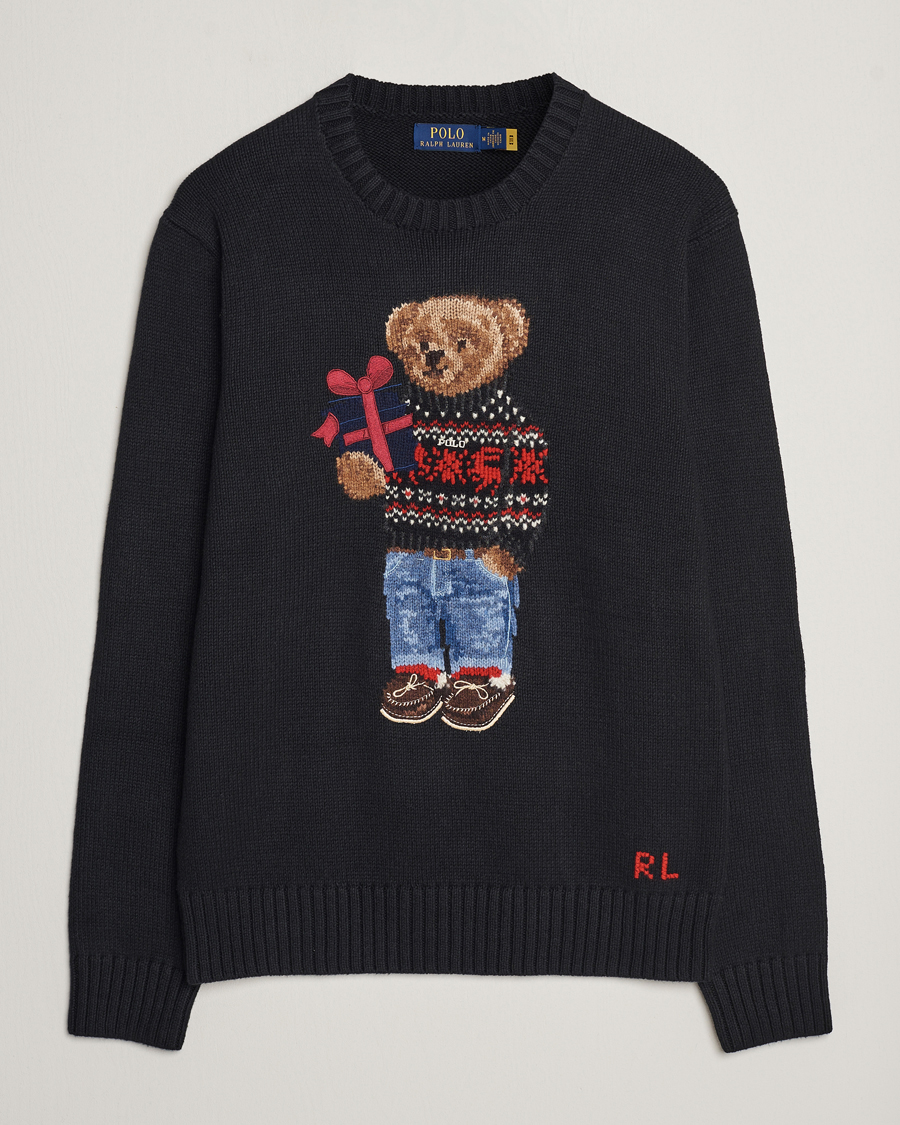 Homme | Pulls Et Tricots | Polo Ralph Lauren | Knitted Bear Sweater Black