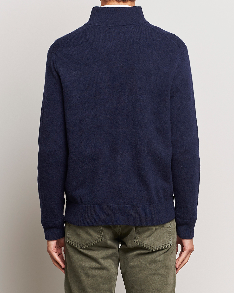 Heren | Truien | Polo Ralph Lauren | Merino Knitted Full Zip Sweater Hunter Navy