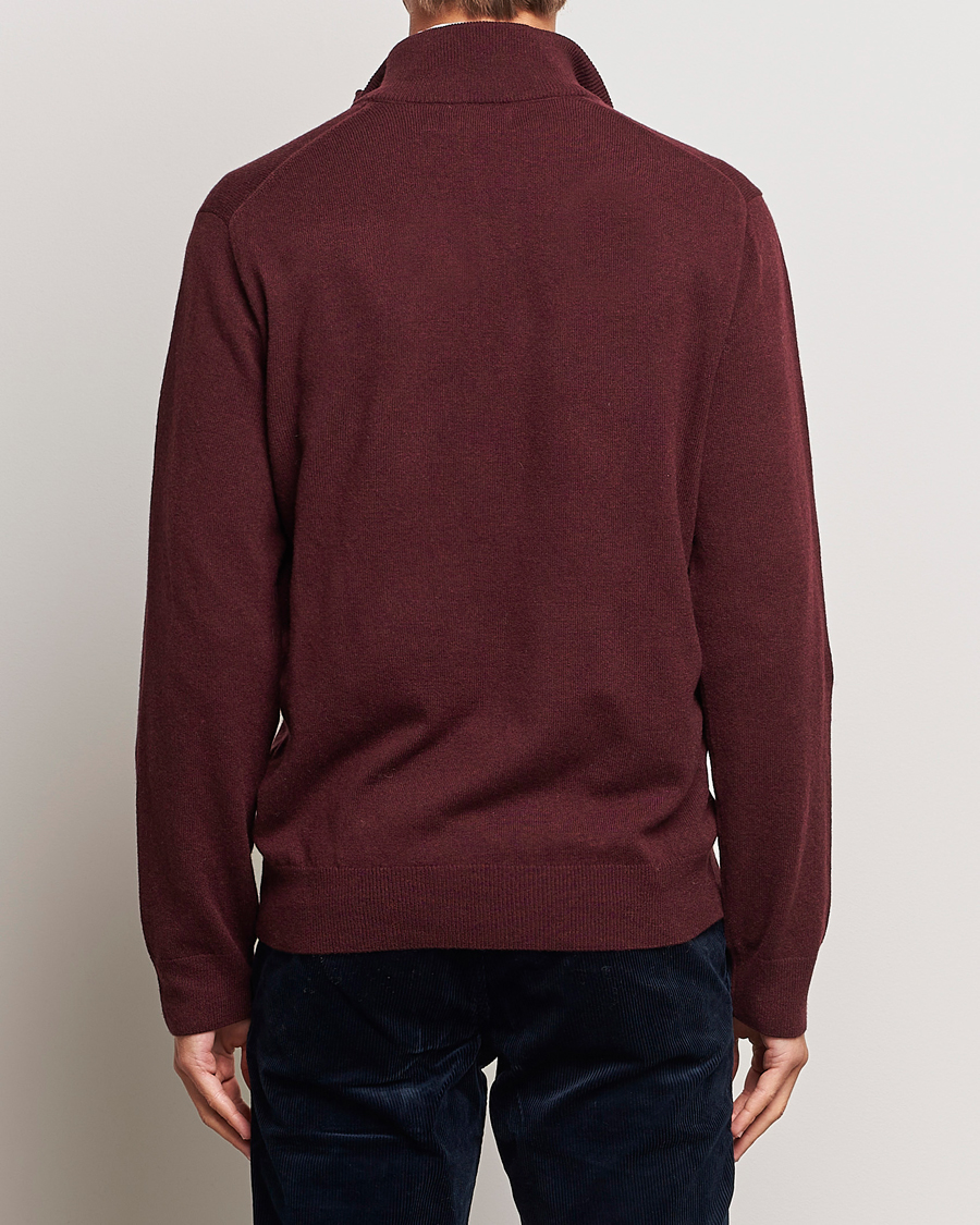 Homme | Pulls Et Tricots | Polo Ralph Lauren | Merino Half-Zip Sweater Aged Wine Heather