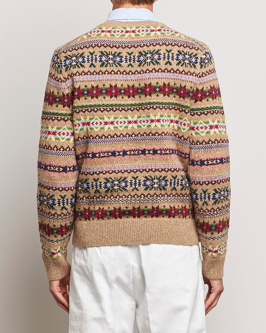 Homme | Pulls Et Tricots | Polo Ralph Lauren | Wool Knitted Fairisle Sweater Camel Combo